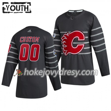 Dětské Hokejový Dres Calgary Flames Custom  Šedá Adidas 2020 NHL All-Star Authentic